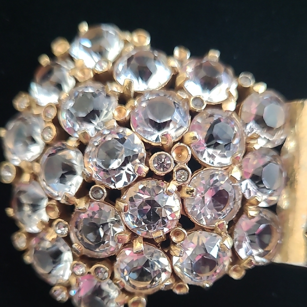 Vintage Rhinestone Dress Or Fur Clip - Picture 9 of 16